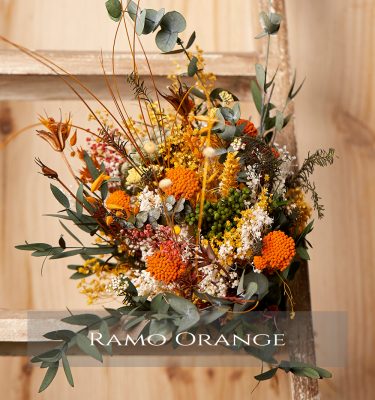 Ramo de flores preservadas Orange